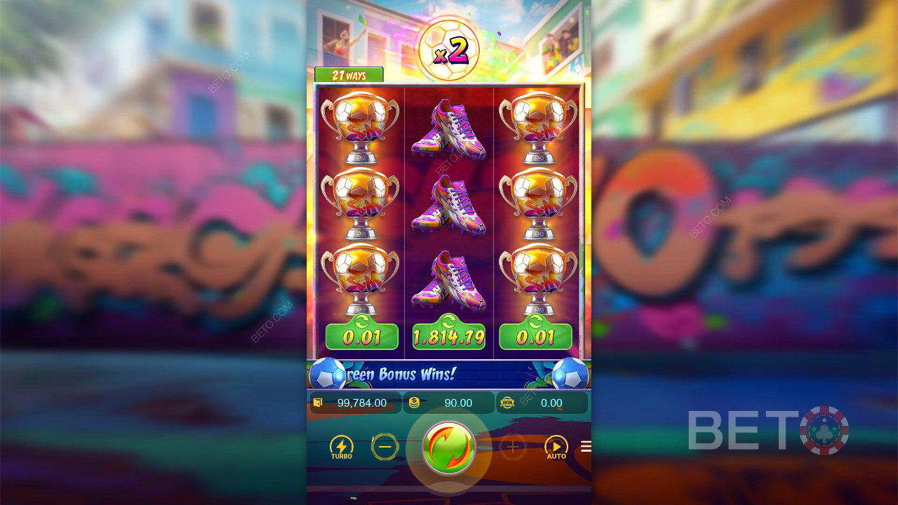 Futebol Fever Slot oyununda bahsinizin 2.000 katını kazanın!