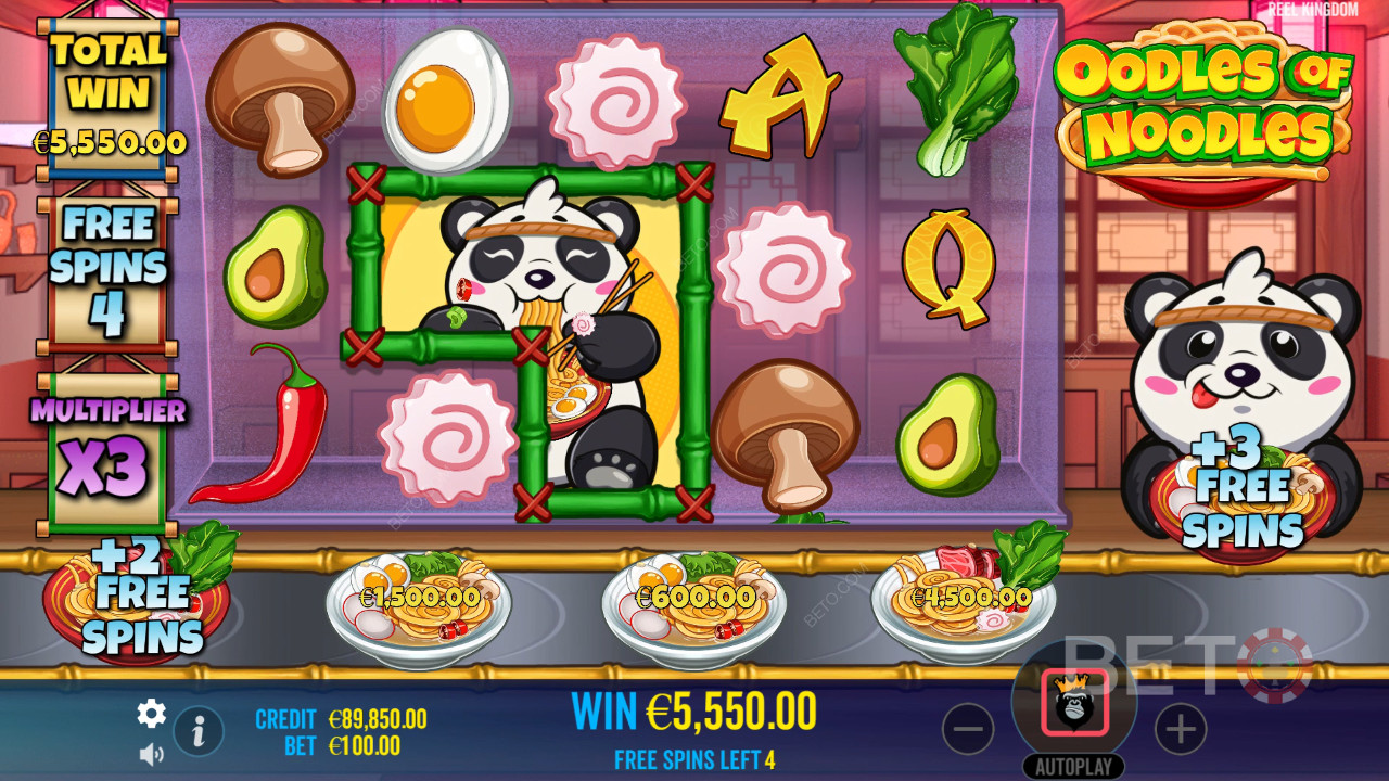 Oodles of Noodles İnceleyen: BETO Slots