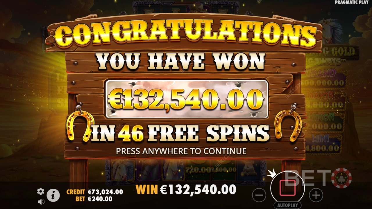 Bonus Özellikler Mustang Gold Megaways tarafından açıklanmıştır Pragmatic Play