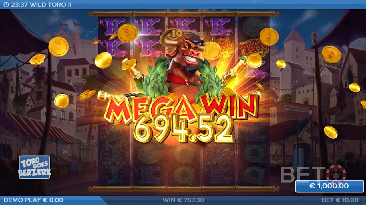 Wild Toro 2 Slotunu Oynayın ve Temel Slotta Bile Mega Kazançların Tadını Çıkarın