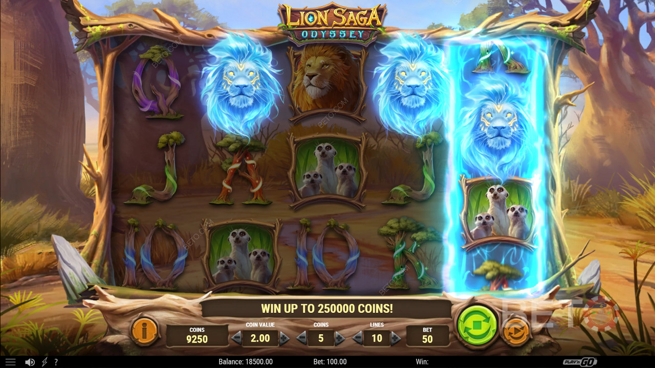 BETO Slots tarafından Lion Saga Odyssey İncelemesi