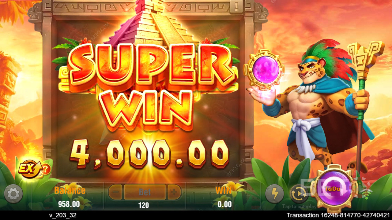 Lucky Jaguar Video Slotunda bahsinizin 4.500 katını kazanın!
