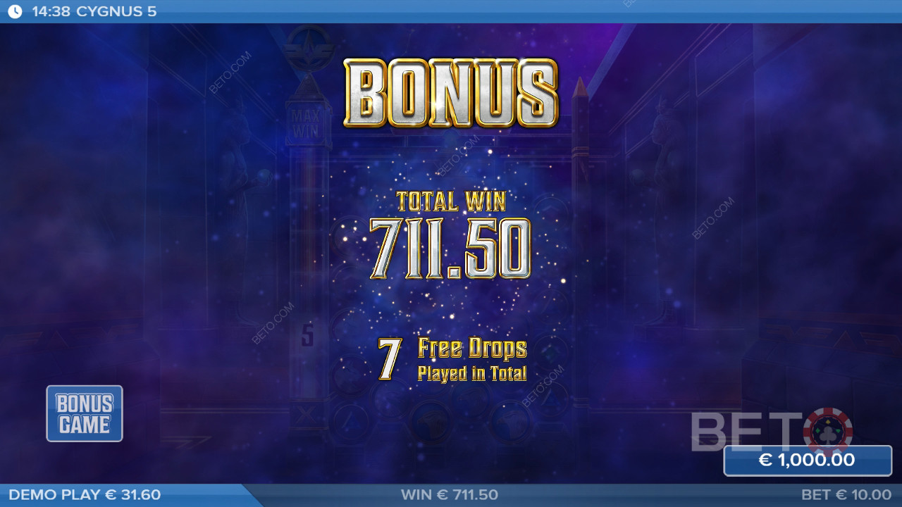 Cygnus 5’te Açıklanan Bonus Özellikler, yazan ELK Studios
