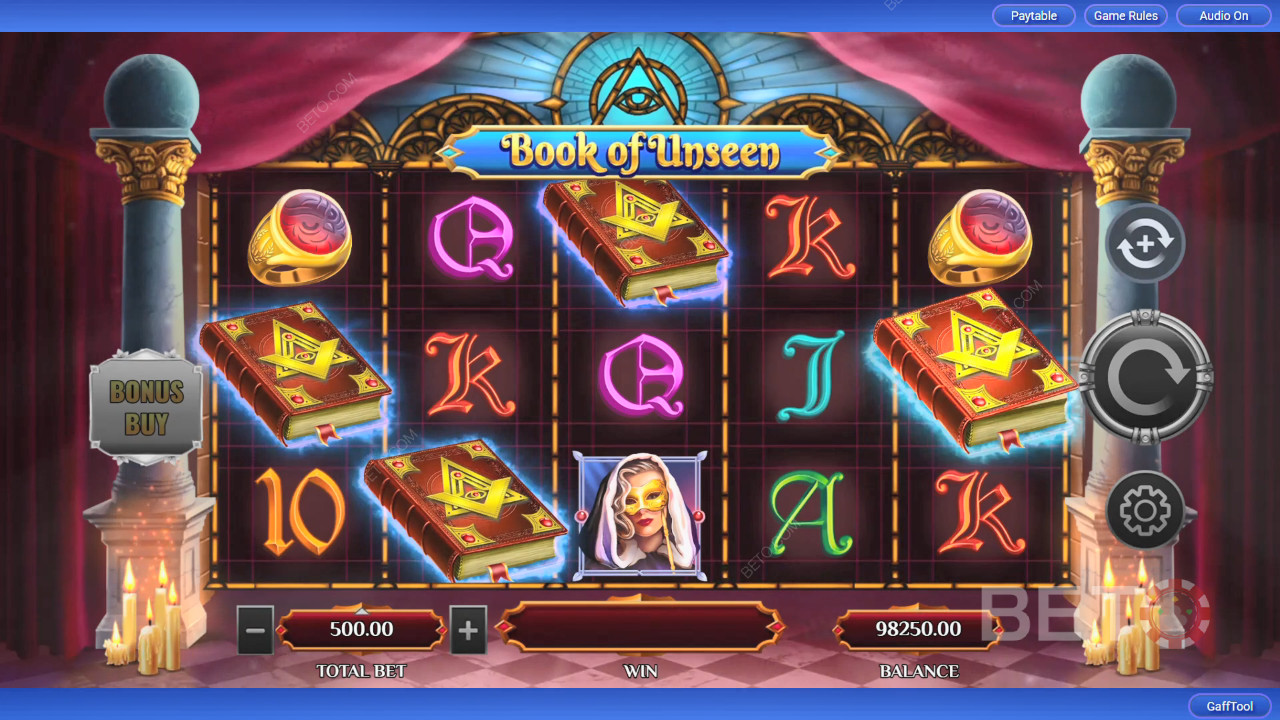 BETO Slots tarafından Book of Unseen İncelemesi