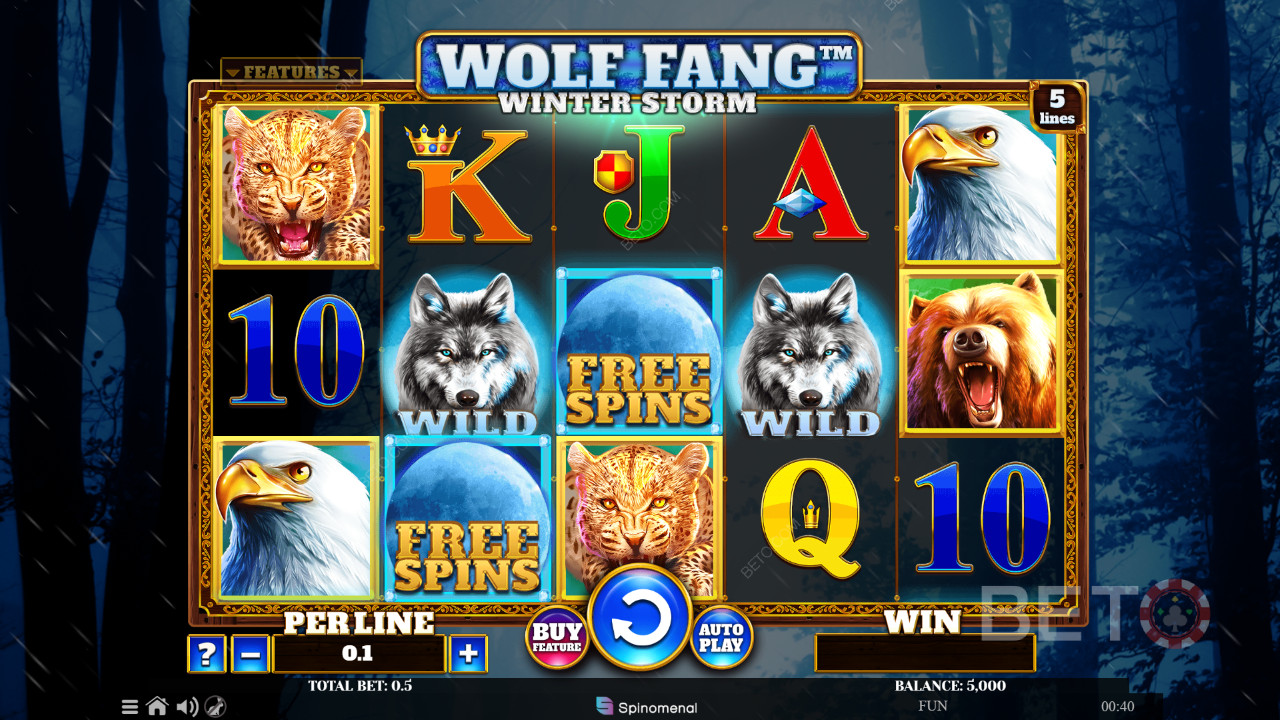 Wolf Fang BETO Slots tarafından Kış Fırtınası İncelemesi