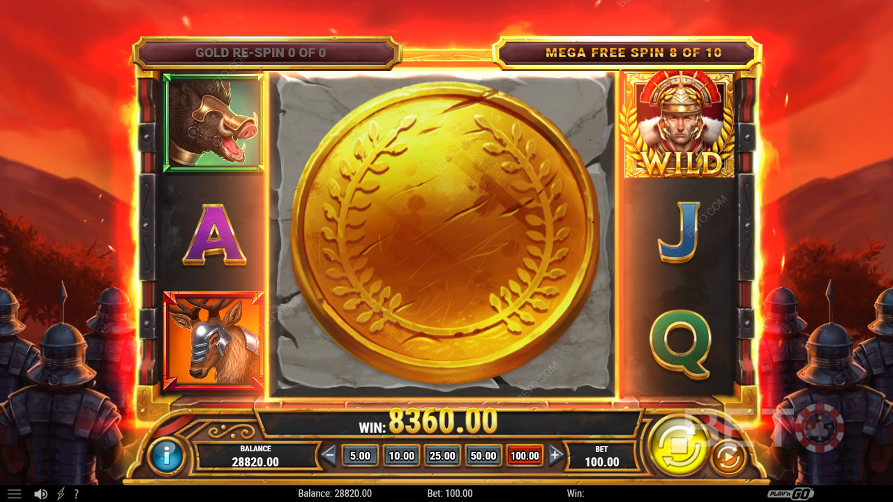 Legion Gold Victory Video Slotunda bahsinizin 4.000 katını kazanın!