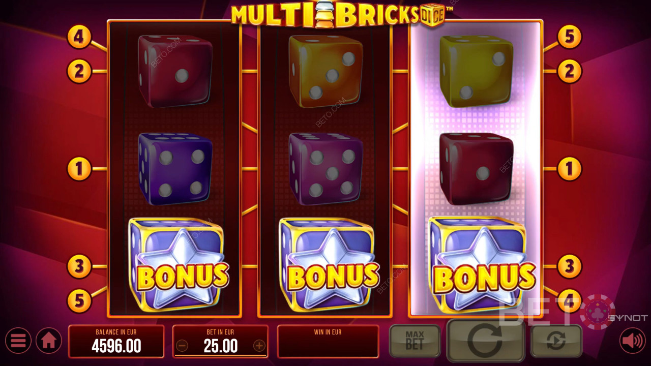 BETO Slots tarafından Multi Bricks Dice İncelemesi