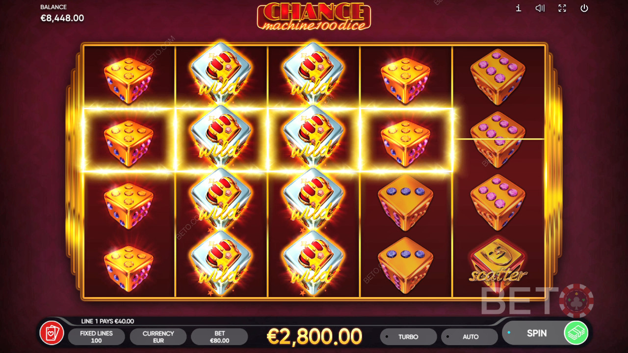 BETO Slots tarafından Şans Makinesi 100 Zar İncelemesi