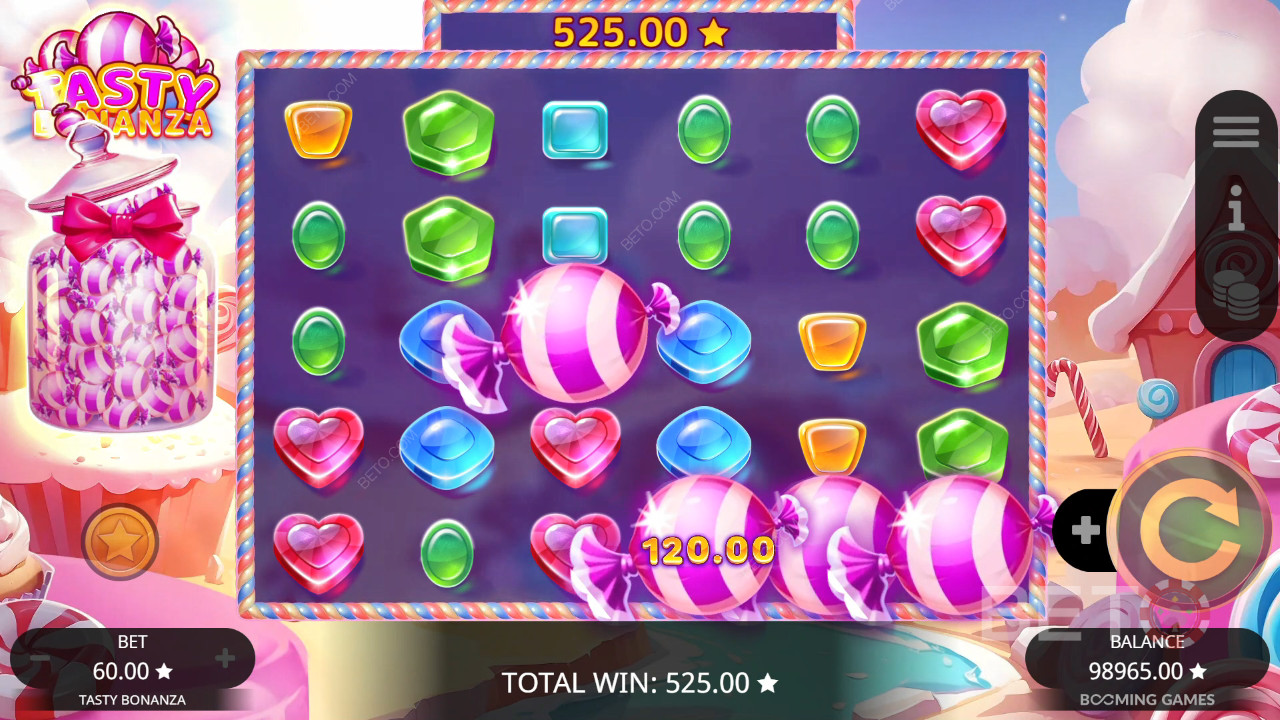 BETO Slots tarafından yapılan Tasty Bonanza incelemesi