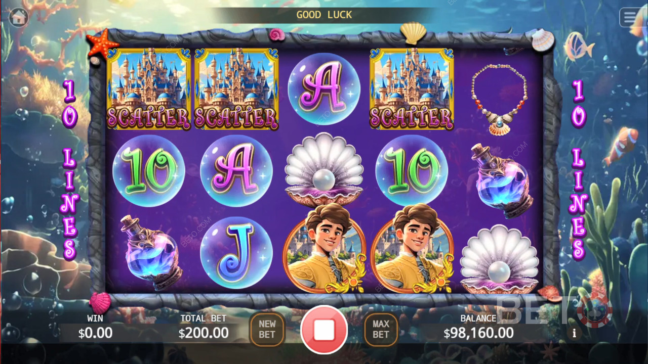 BETO Slots tarafından Mermaid Princess İncelemesi