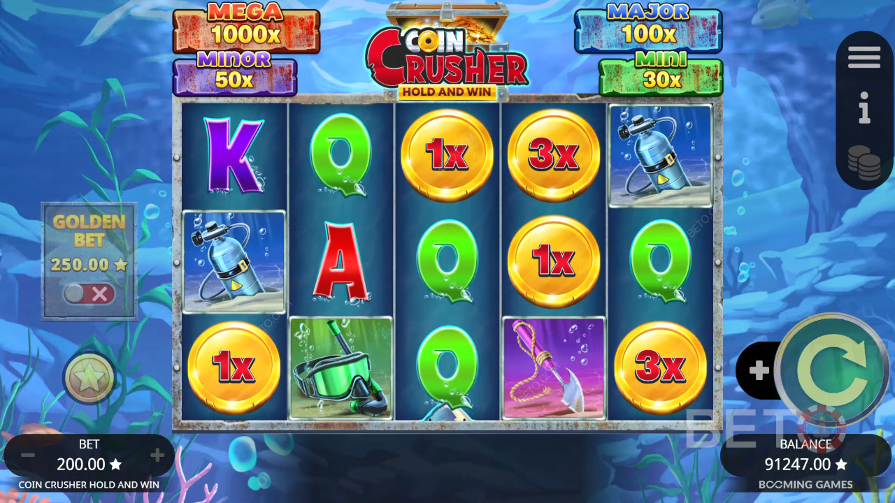 BETO Slots tarafından Coin Crusher İncelemesi