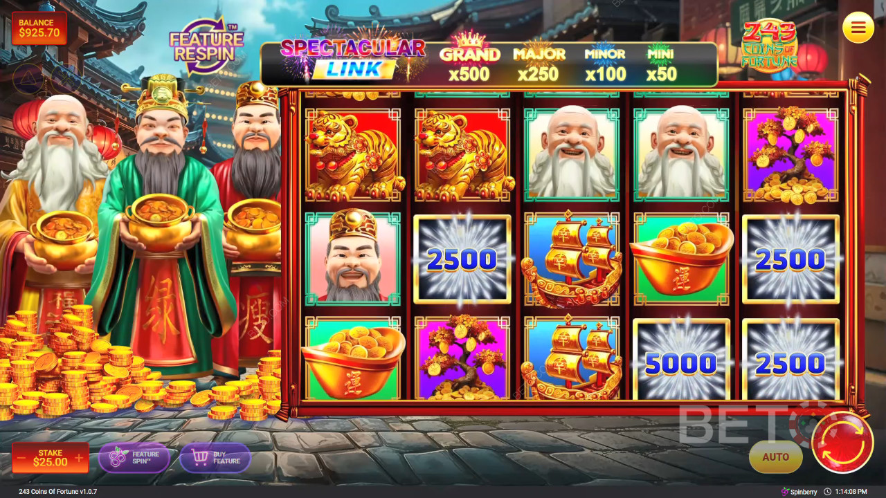 BETO Slots tarafından 243 Coins of Fortune İncelemesi