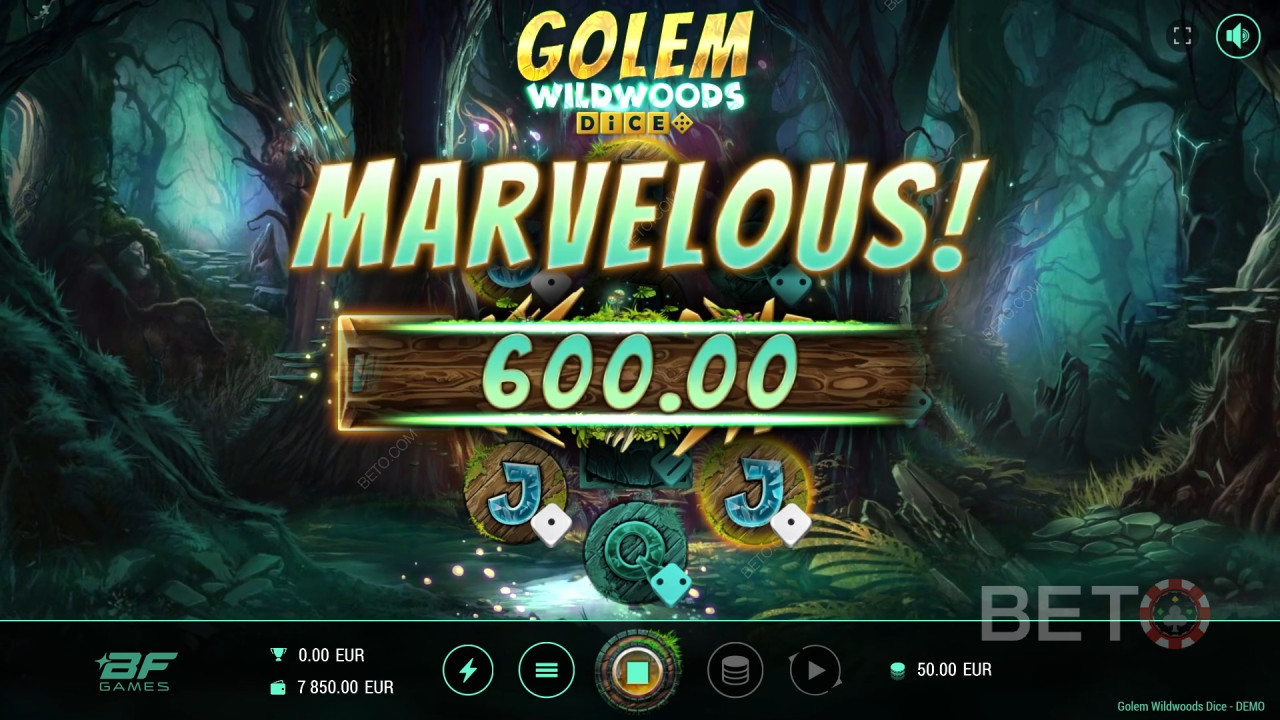 BETO Slots tarafından Golem Wildwoods Dice İncelemesi