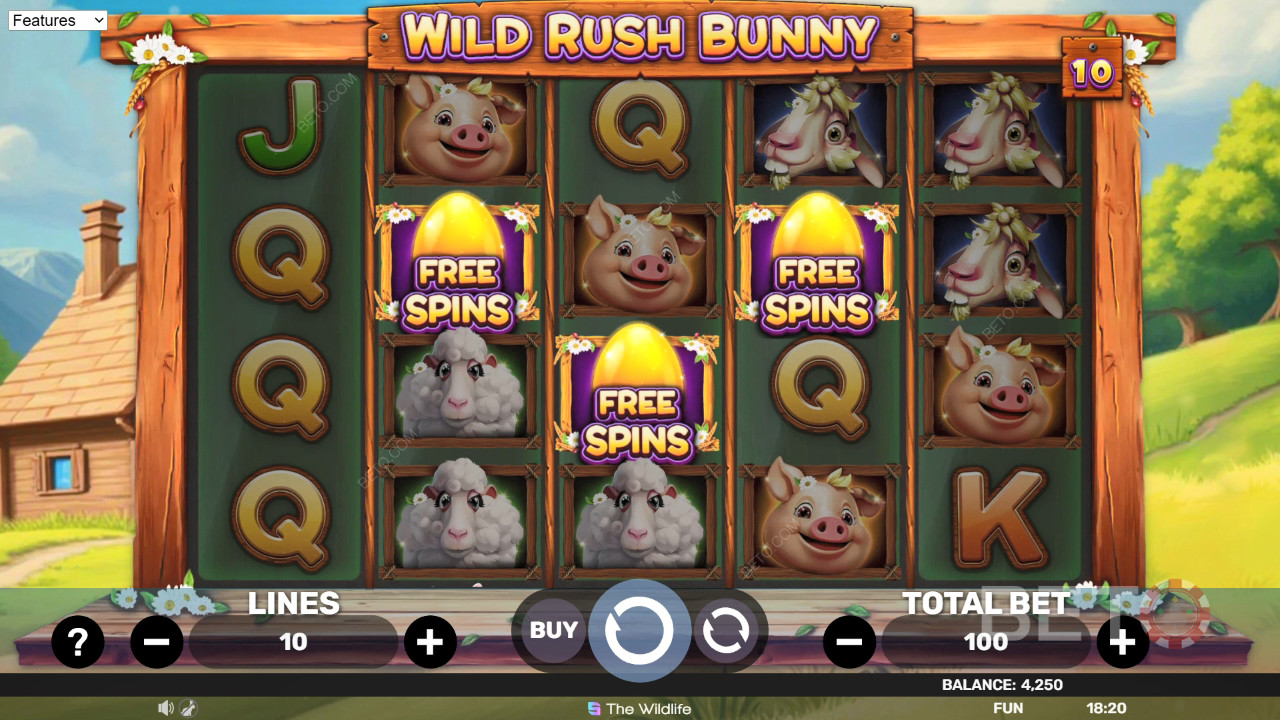 BETO Slots tarafından Wild Rush Bunny İncelemesi