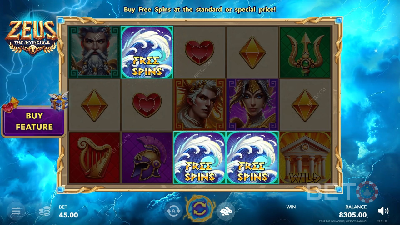 BETO Slots tarafından Zeus The Invincible İncelemesi