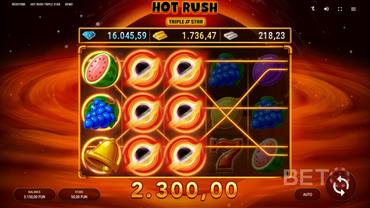 BETO Slots tarafından Hot Rush Triple Star İncelemesi