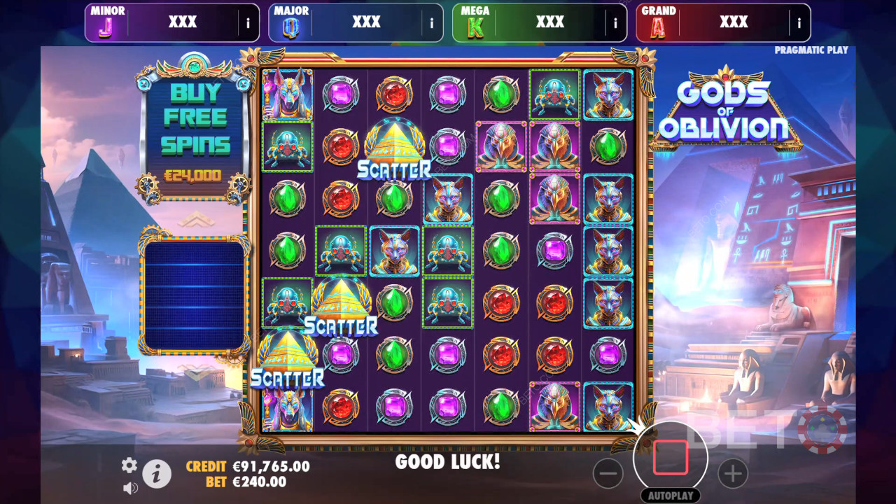 BETO Slots tarafından Gods of Oblivion İncelemesi