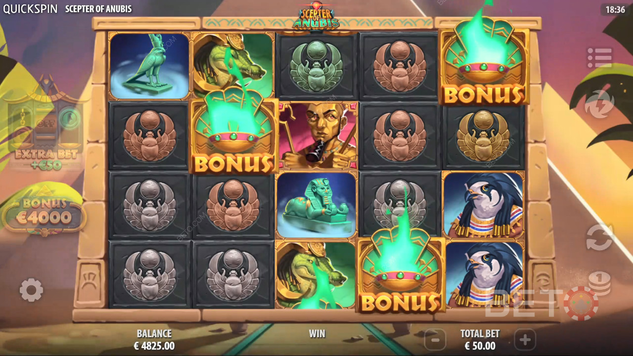 BETO Slots tarafından Scepter of Anubis İncelemesi