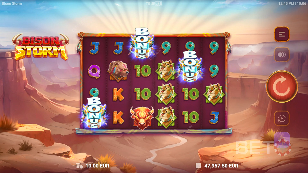 BETO Slots tarafından Bison Storm İncelemesi