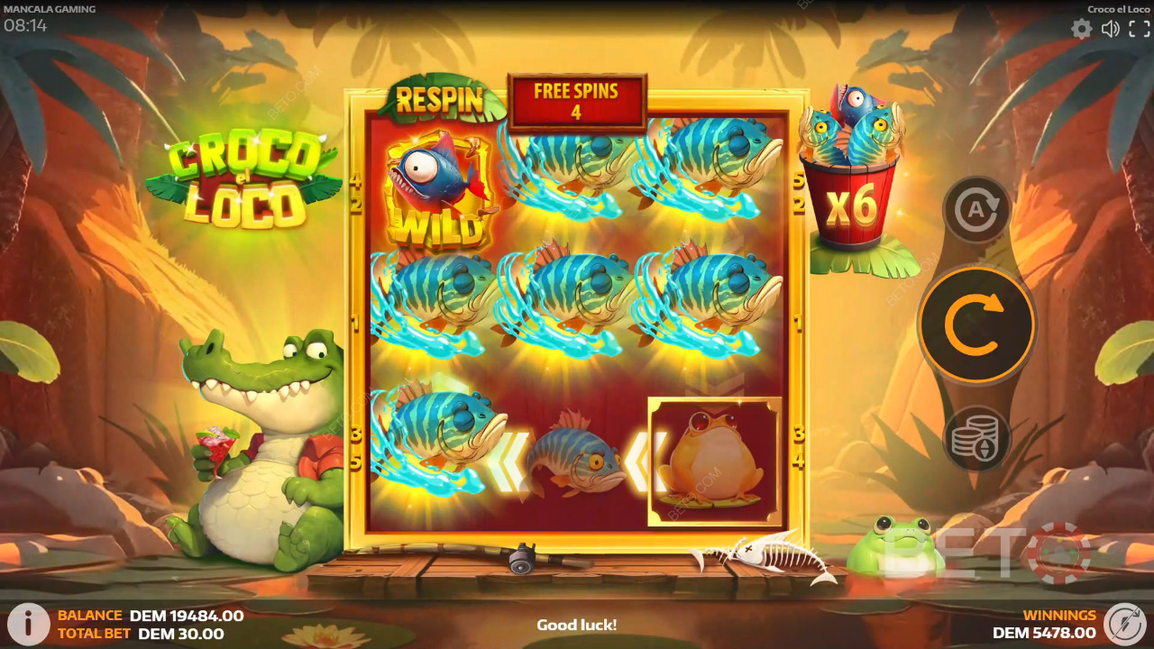 Croco el Loco BETO Slots tarafından incelendi