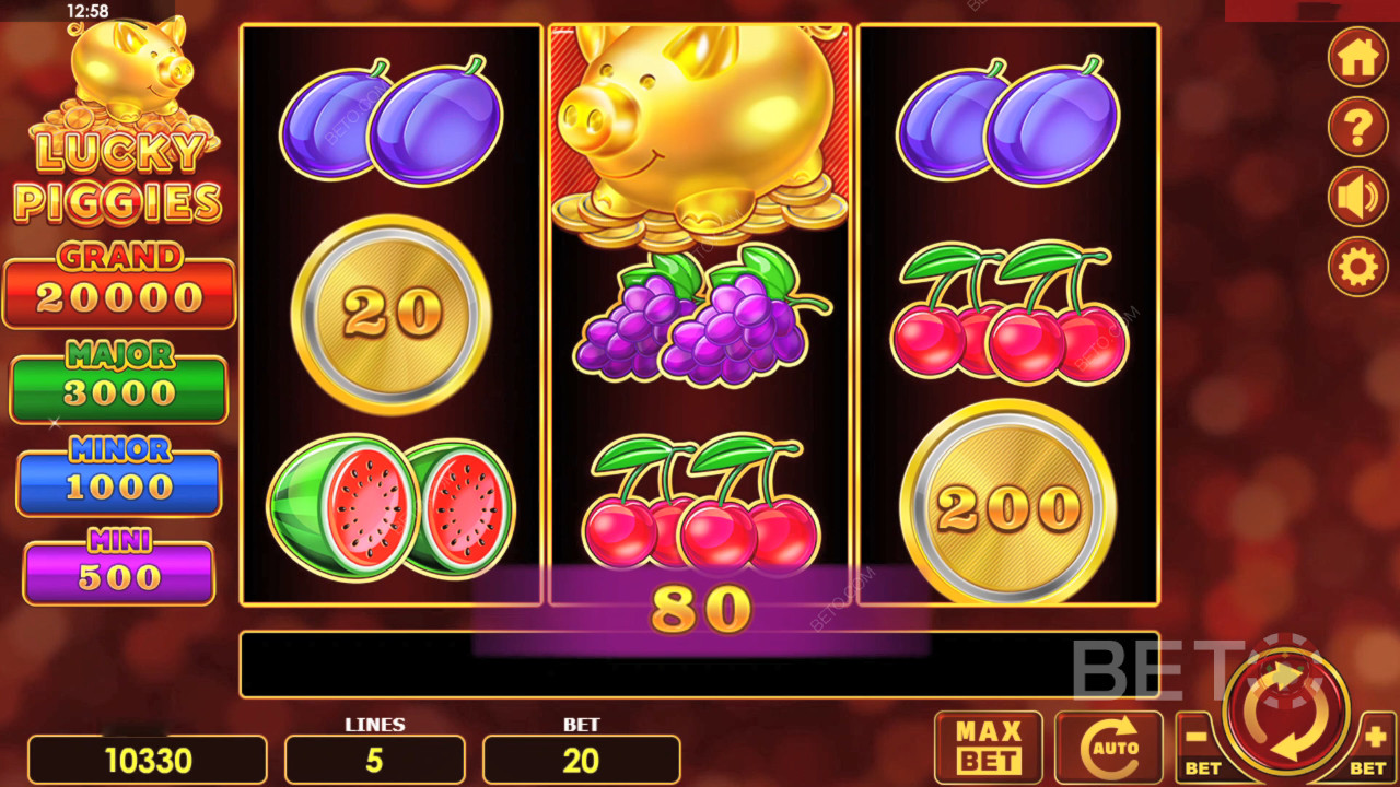 BETO Slots tarafından Lucky Piggies İncelemesi
