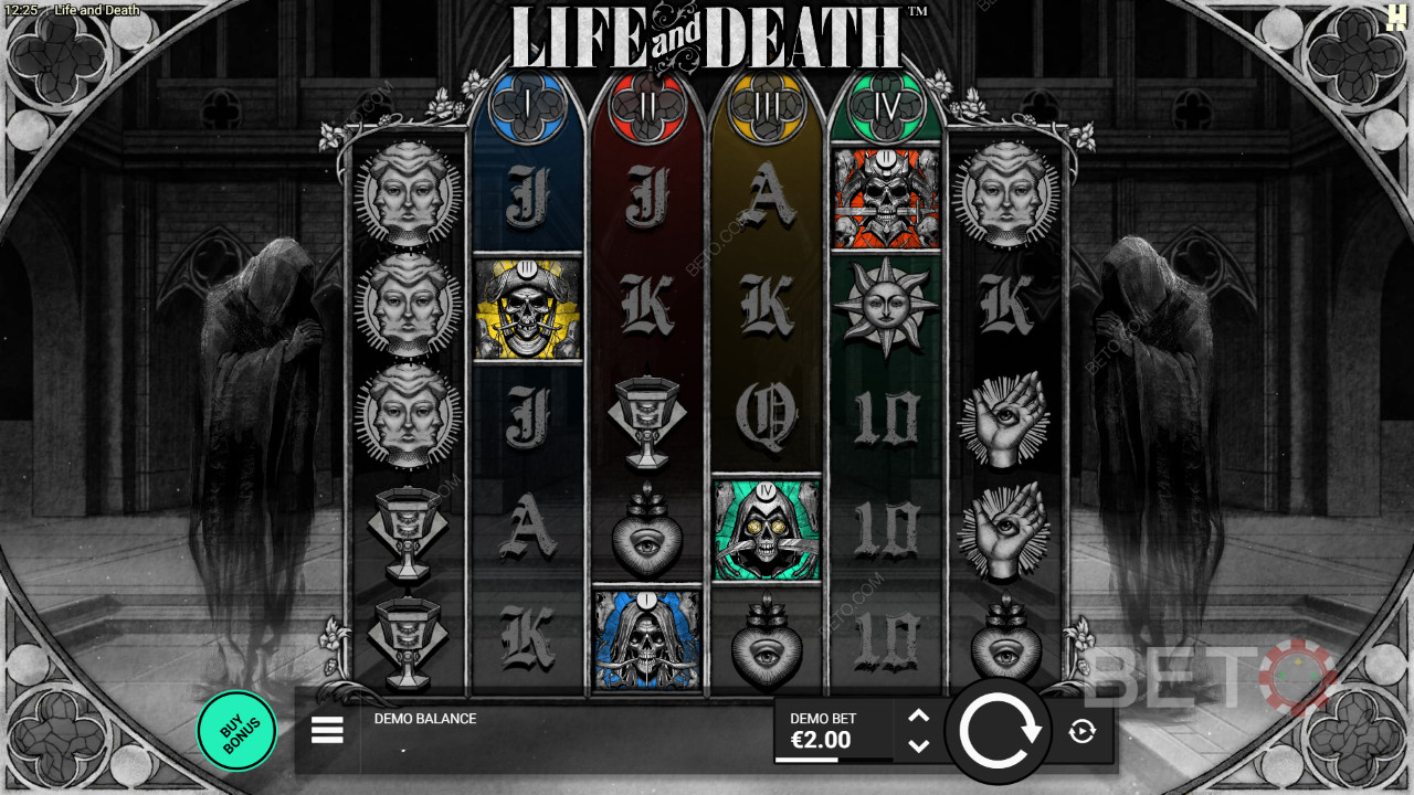 Bonus Features Explained in Life and Death by Hacksaw Gaming