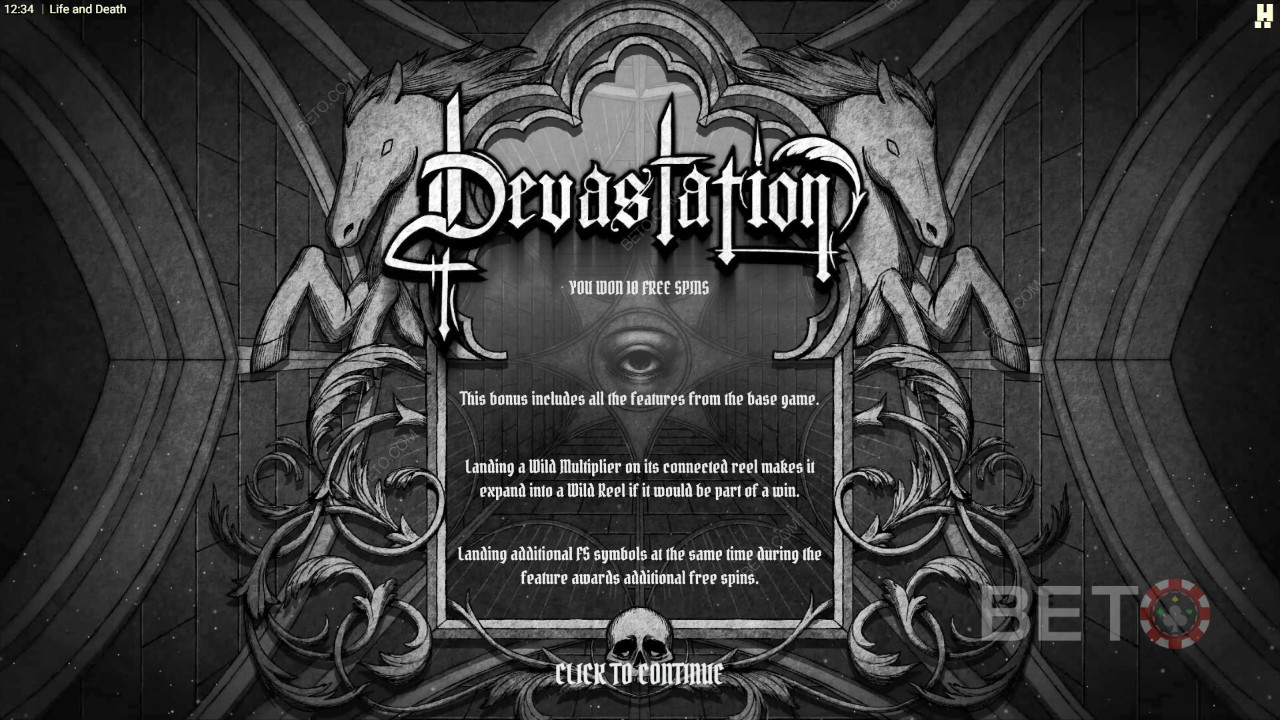 Life and Death Online Slot oyununda bahsinizin 15.000 katını kazanın!