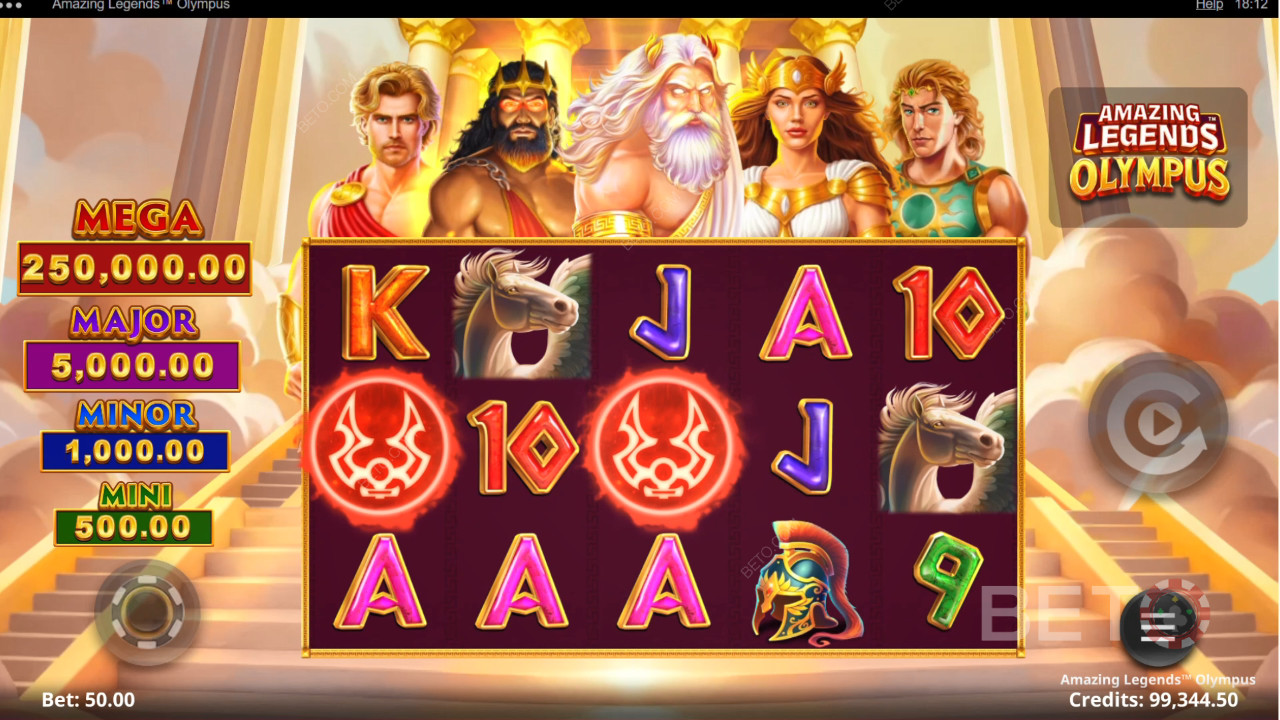 BETO Slots tarafından Amazing Legends Olympus İncelemesi