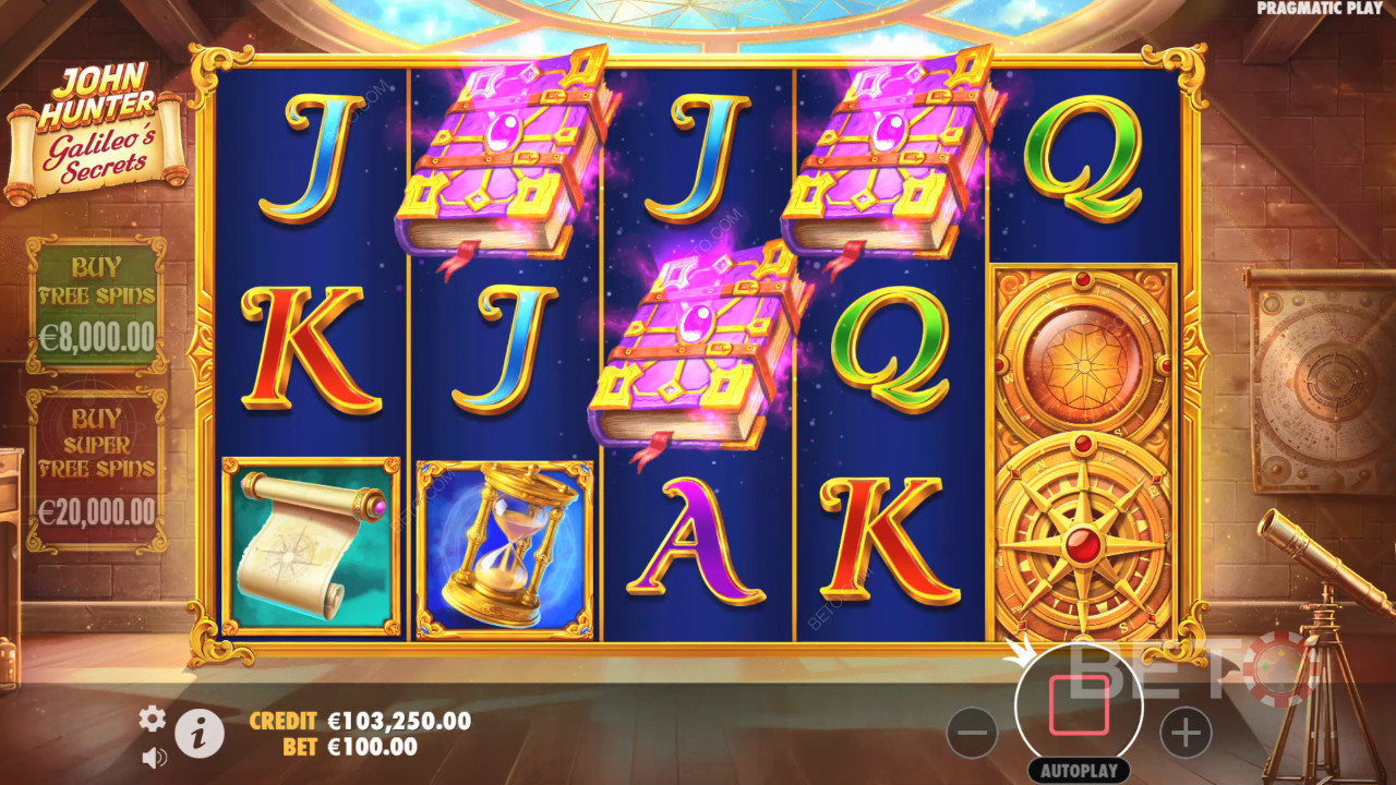 BETO Slots tarafından John Hunter ve Galileo