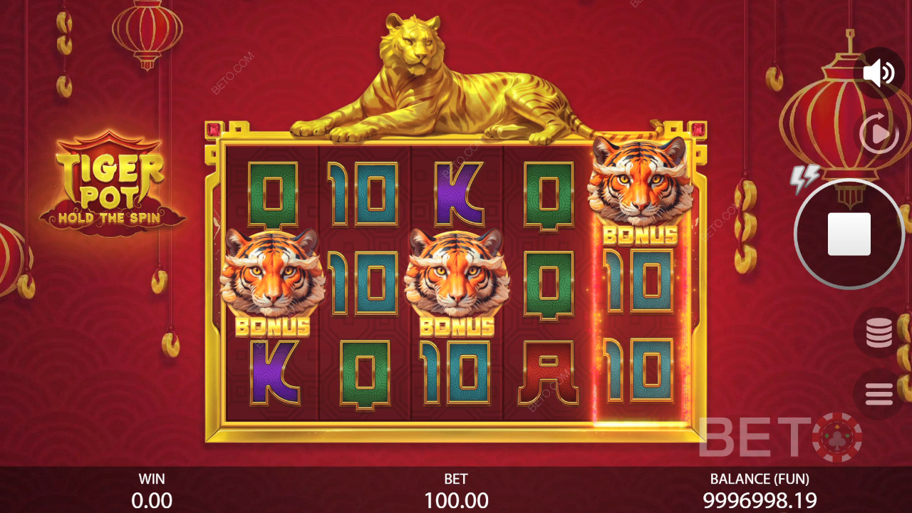 Tiger Pot: Hold The Spin İncelemesi by BETO Slots