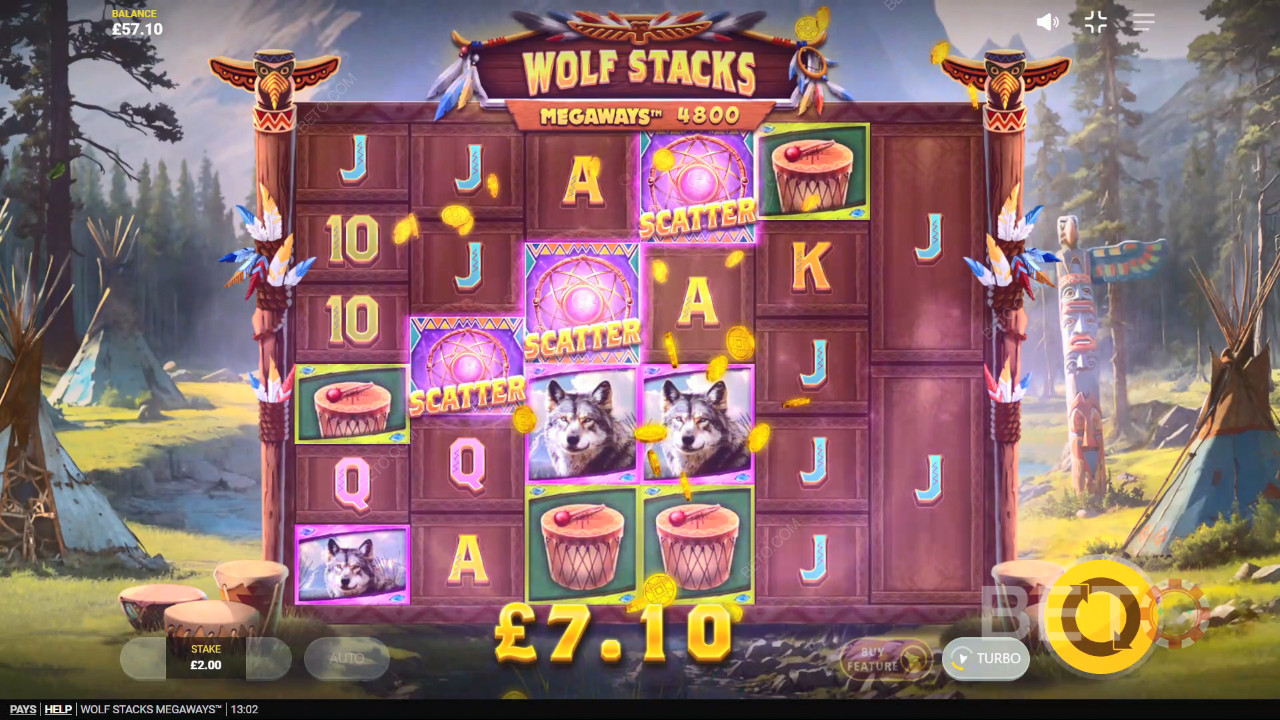 BETO Slots tarafından Wolf Stacks Megaways İncelemesi
