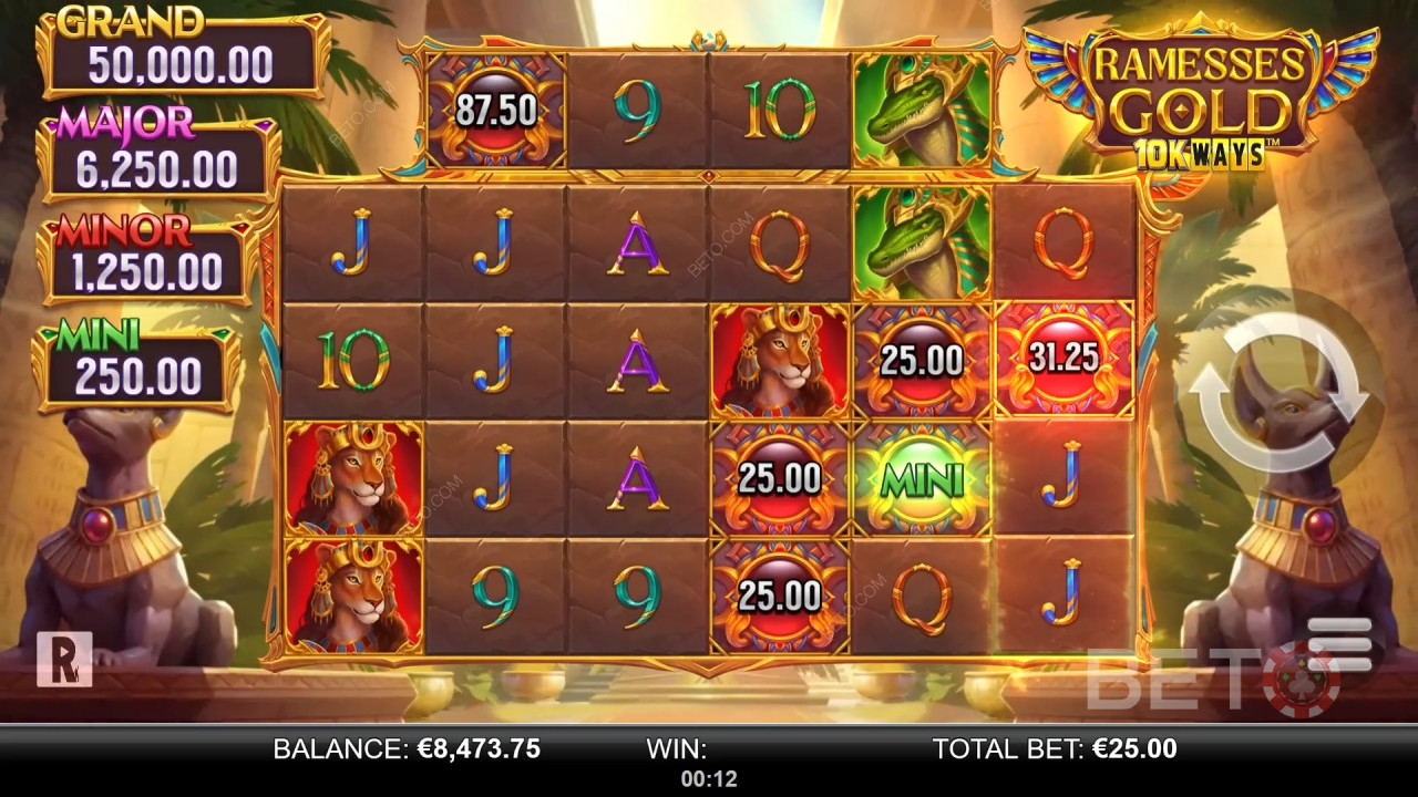 BETO Slots tarafından Ramsesses Gold 10K Ways İncelemesi