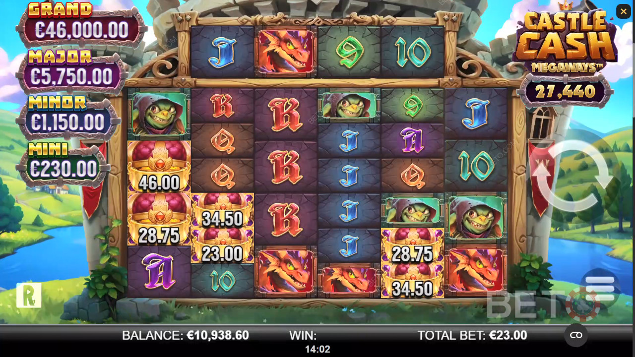 BETO Slots tarafından Castle Cash Megaways İncelemesi