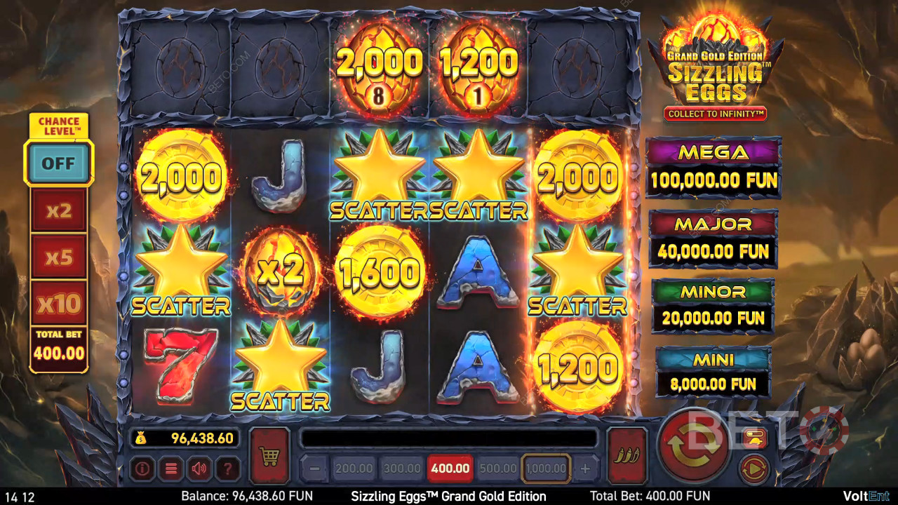 BETO Slots tarafından Sizzling Eggs Grand Gold Edition İncelemesi