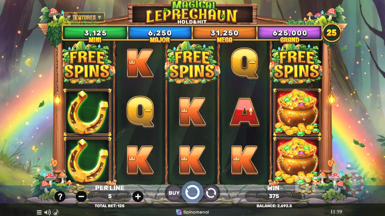 Magical Leprechaun - Hold & Hit İncelemesi by BETO Slots