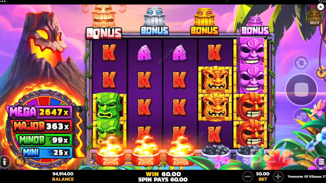 Treasures of Kilauea 2 BETO Slots tarafından incelendi