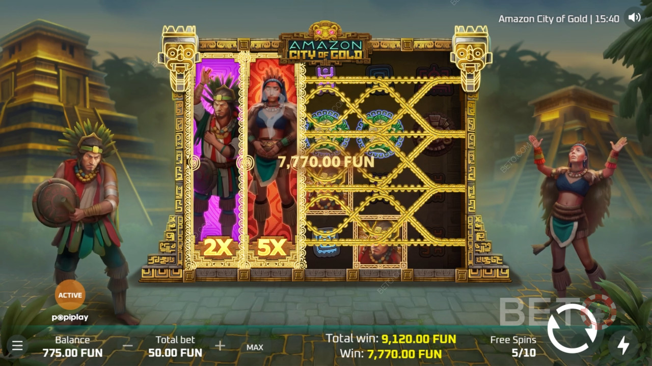 BETO Slots tarafından Amazon City Of Gold İncelemesi