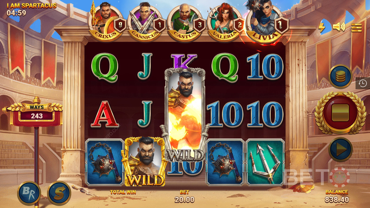 BETO Slots tarafından I Am Spartacus İncelemesi
