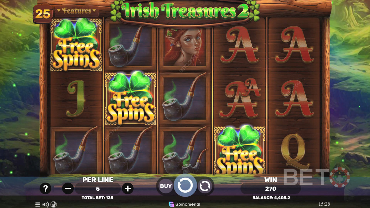 BETO Slots tarafından Irish Treasures 2 İncelemesi