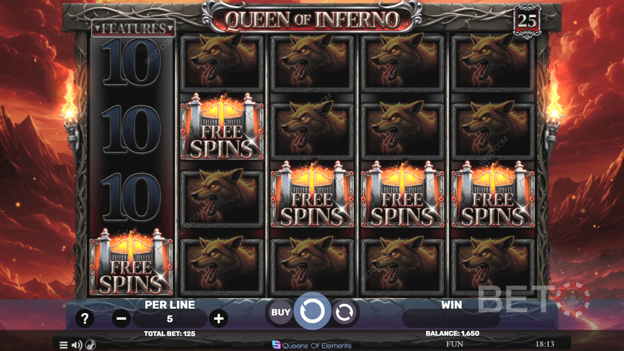 BETO Slots tarafından Queen of Inferno İncelemesi