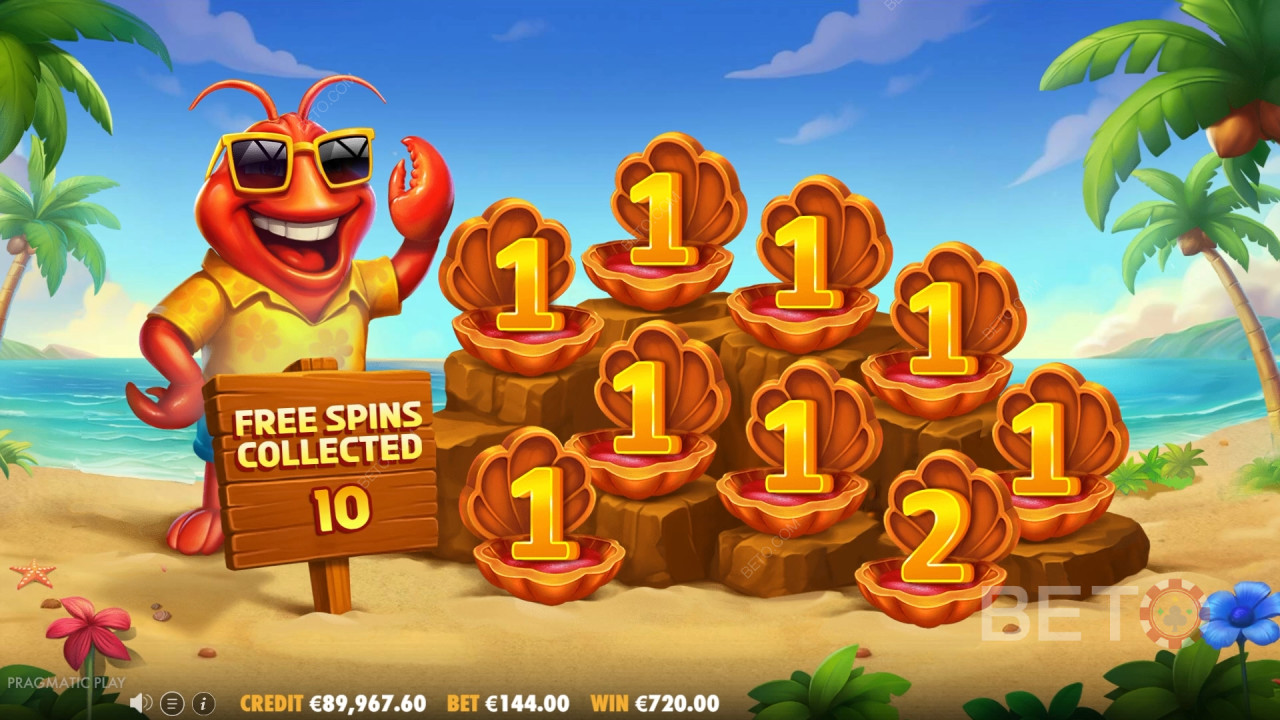 Lobster House Online Slot oyununda bahsinizin 4.000 katını kazanın!