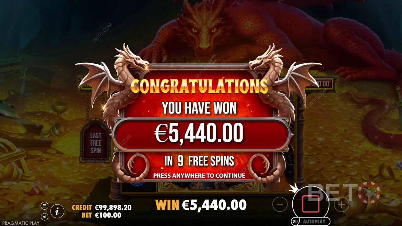 Sleeping Dragon Online Slot oyununda bahsinizin 15.000 katını kazanın!