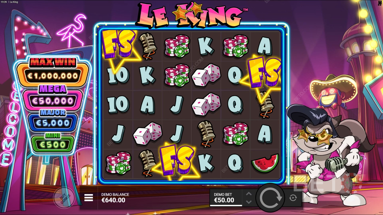 Le King BETO Slots tarafından değerlendirildi