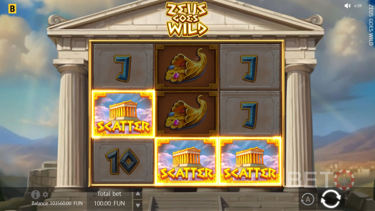 BETO Slots tarafından Zeus Goes Wild İncelemesi