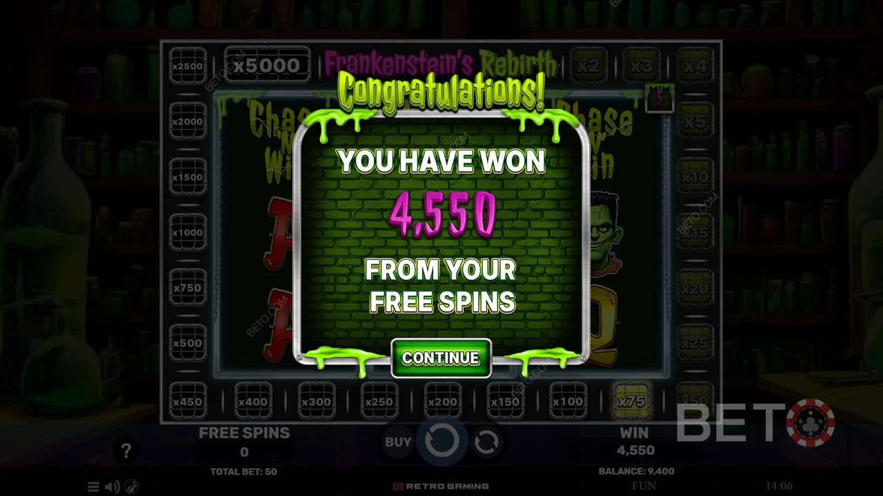 BETO Slots tarafından Frankenstein