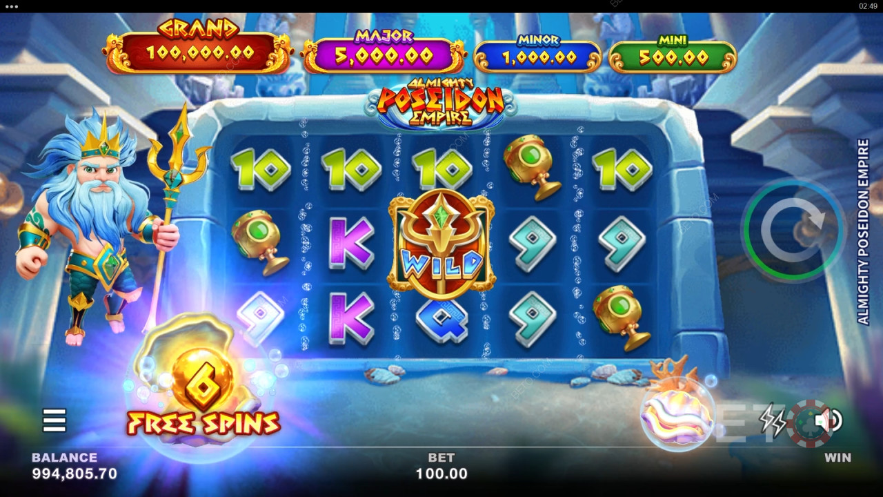 BETO Slots tarafından Almighty Poseidon Empire İncelemesi