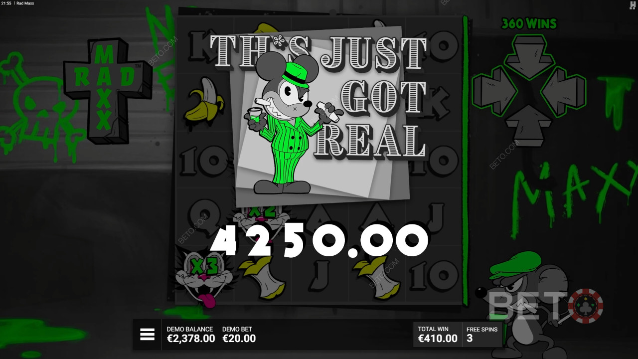 BETO Slots tarafından Rad Maxx İncelemesi