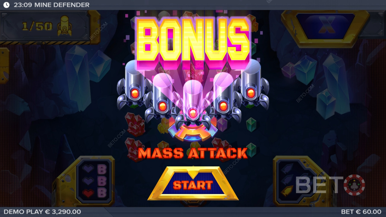 Mine Defender Slot oyununda bahsinizin 10.000 katını kazanın!