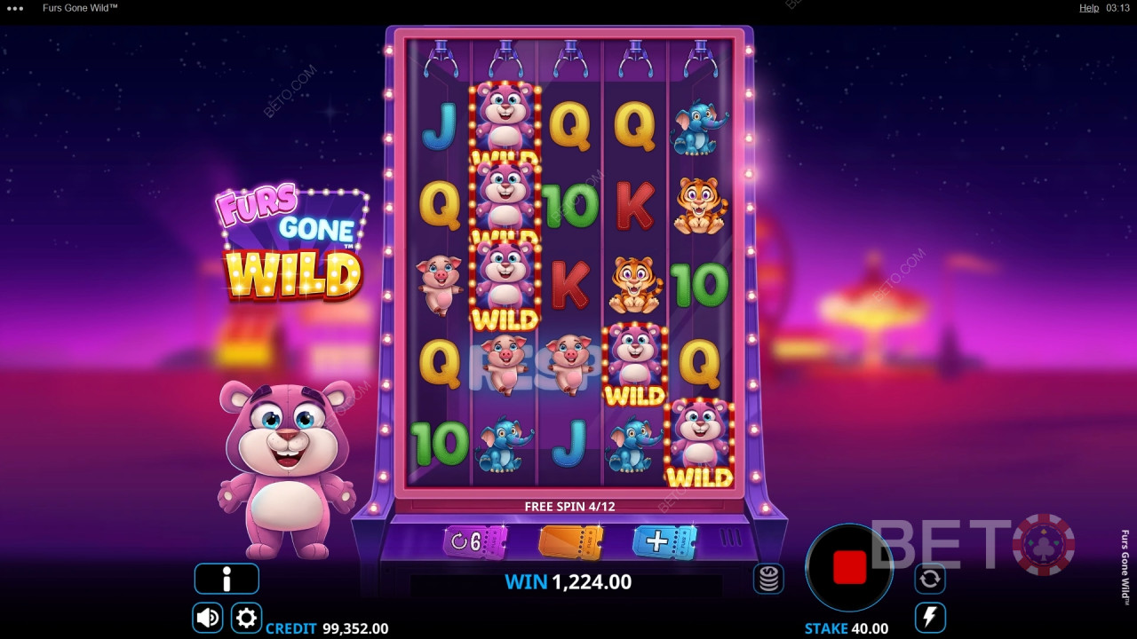 BETO Slots tarafından Furs Gone Wild İncelemesi