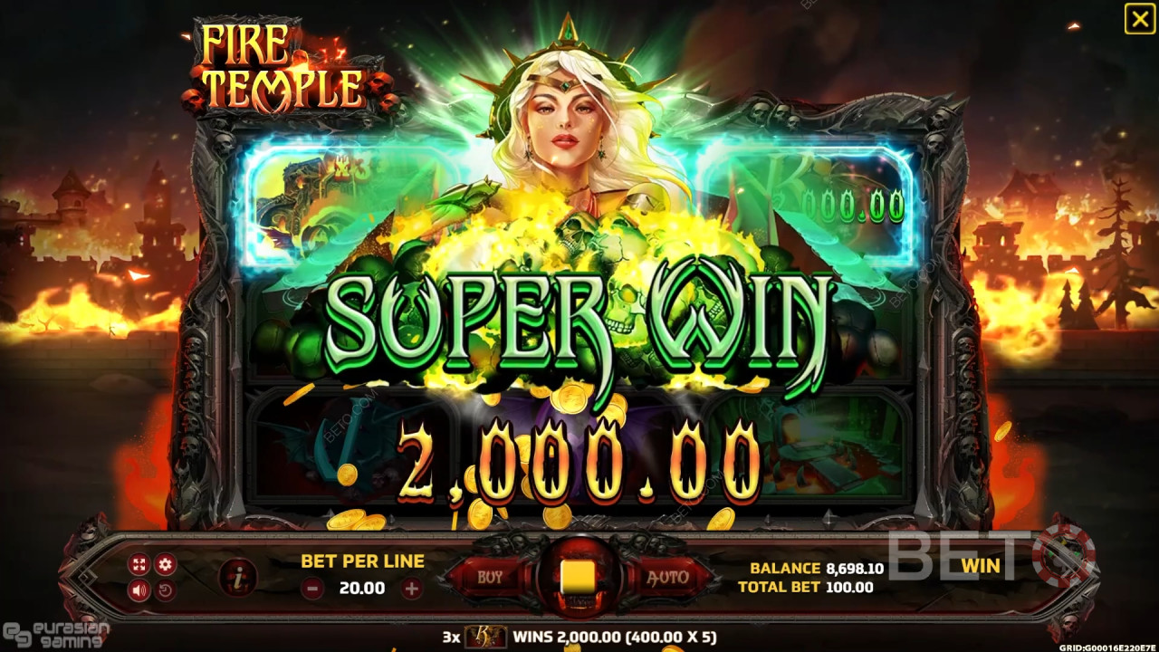 Fire Temple BETO Slots tarafından incelendi
